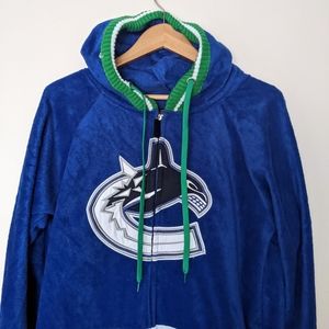 Brand New Adult Canucks Onesie - Size M